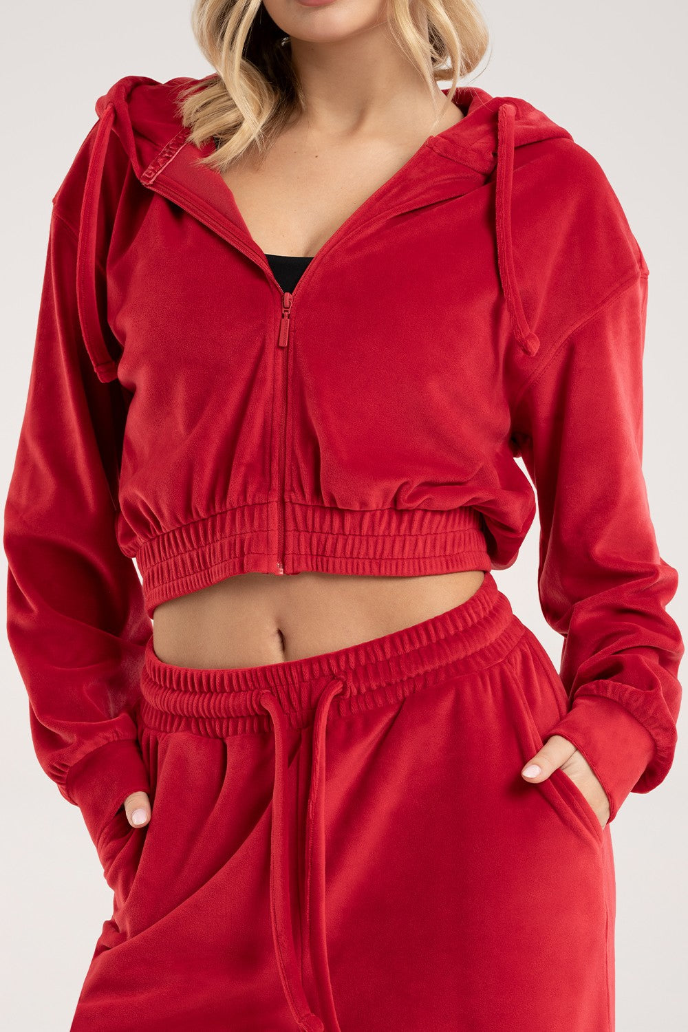 BLUZA ROZPINANA VELOUR