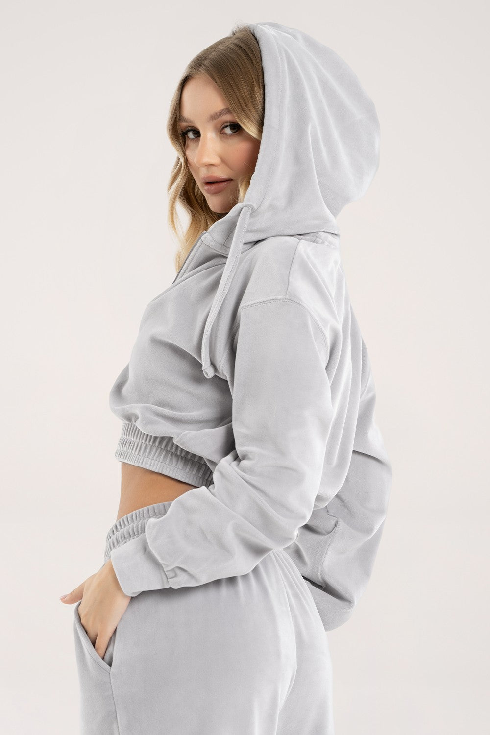 BLUZA ROZPINANA VELOUR